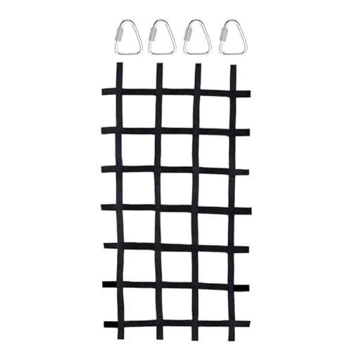 Kletternetz für Kinder – robustes Netz mit starken Polyester-Seilen | Seilleiter Kletterer für Schaukel-Sets, Slacklines, Baumspielplätze, Outdoor-Abenteuer, Trainingsausrüstung für Kinder Kletternetz für Kinder – robustes Netz mit starken Polyester-Seilen | Seilleiter Kletterer für Schaukel-Sets, Slacklines, Baumspielplätze, Outdoor-Abenteuer, Trainingsausrüstung für Kinder von yztju