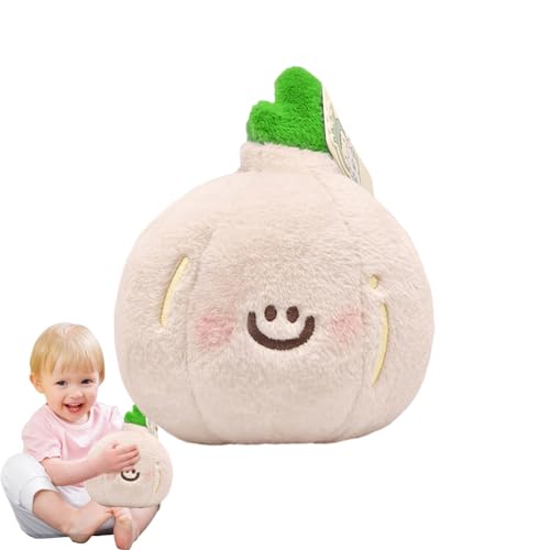 , Knoblauch-Plüschpuppe, weiches Plüsch, Gemüse-Füllung, lustig, mit Gemüse, Dekoration für Wohnzimmer, Schlafzimmer, Arbeitszimmer , Knoblauch-Plüschpuppe, weiches Plüsch, Gemüse-Füllung, lustig, mit Gemüse, Dekoration für Wohnzimmer, Schlafzimmer, Arbeitszimmer von yztju
