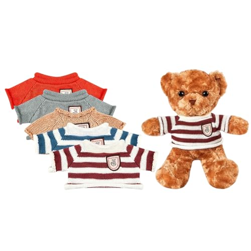 yztju Bären Sie Plüsch mit Kleidung - 12 Zoll gefülltes Tierspielzeugset, niedlicher weicher mit abnehmbaren Outfits | Bauen Sie Ihren eigenen entzückenden Plüschbärenbegleiter für Kinder, Dress-up- yztju Bären Sie Plüsch mit Kleidung - 12 Zoll gefülltes Tierspielzeugset, niedlicher weicher mit abnehmbaren Outfits | Bauen Sie Ihren eigenen entzückenden Plüschbärenbegleiter für Kinder, Dress-up- von yztju