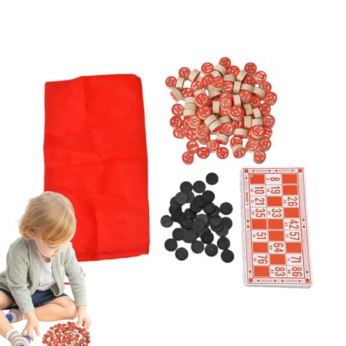 yztju Loto-Spiele, Bingo-Spielset | Holzbrettspiel Kinder-Bingo-Spiel | Klassisches Russisches Spielzeug, Lern- Bildungsspielzeug, Strategie-Brettspiele Für Familientreffen yztju Loto-Spiele, Bingo-Spielset | Holzbrettspiel Kinder-Bingo-Spiel | Klassisches Russisches Spielzeug, Lern- Bildungsspielzeug, Strategie-Brettspiele Für Familientreffen von yztju