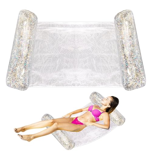 yztju Pool Hängematte Schwimmer - Schwimmbad aufblasbare Liege Hängematte - Faltbarer und durchlaufsicheres Pool Float Floß für Strandsee Flüsse und Schwimmbad yztju Pool Hängematte Schwimmer - Schwimmbad aufblasbare Liege Hängematte - Faltbarer und durchlaufsicheres Pool Float Floß für Strandsee Flüsse und Schwimmbad von yztju