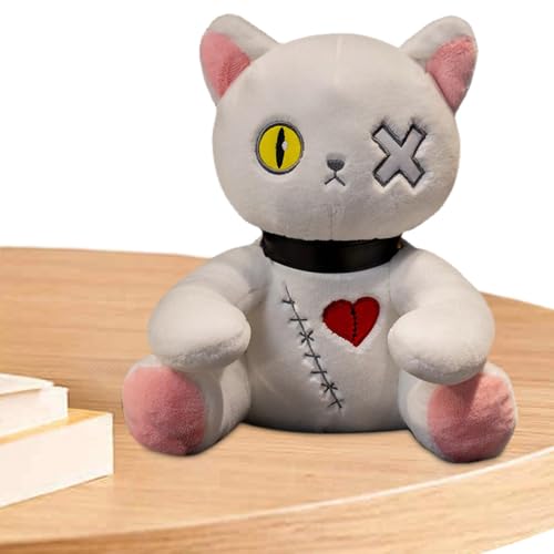 yztju Verrücktes Kaninchen-Plüschtier – weicher, knuddeliger, kuscheliger Hase | Gruselige Gothic-Puppe, Stofftier für Kinder. Eigenschaften: einzigartiges Design, gemütlicher Komfort von yztju