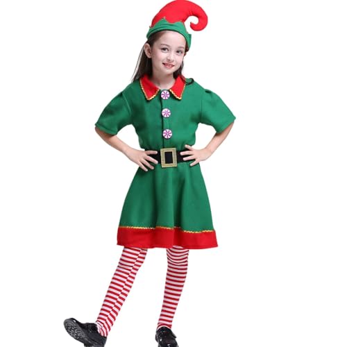 yztju Weihnachtselfen-Kostüm für Damen, Weihnachtskostüm - Weihnachtsmann-Helfer-Kostüme für den Urlaub - Weihnachten Festliche Kleidung Outfit Elfen Kleid für Weihnachten Cosplay yztju Weihnachtselfen-Kostüm für Damen, Weihnachtskostüm - Weihnachtsmann-Helfer-Kostüme für den Urlaub - Weihnachten Festliche Kleidung Outfit Elfen Kleid für Weihnachten Cosplay von yztju