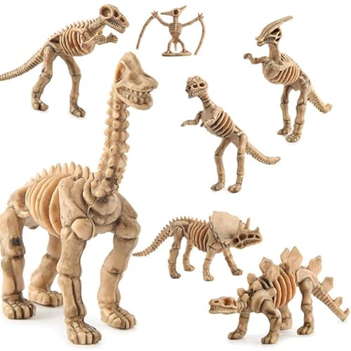 zalati Dinosaurier Fossil Skelett 12pcs Dinosaurier Fossil Spielzeug Figur Dino Knochen für DIY pädagogische Spielzeug Szenen Dekoration von zalati