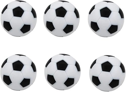 zalati Ersatzbälle, 6 Stück Kicker Mini Tischfußball 1,25 Zoll/ 32 mm Fußbälle Zubehör für Kicker Tischspiel Schwarz zalati Ersatzbälle, 6 Stück Kicker Mini Tischfußball 1,25 Zoll/ 32 mm Fußbälle Zubehör für Kicker Tischspiel Schwarz von zalati