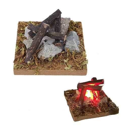 zalati Mini Bonfire 1:12 Puppenhaus Miniatursimulation Lagerfeuerszene für Mikrolandschaft Feengartendekoration zalati Mini Bonfire 1:12 Puppenhaus Miniatursimulation Lagerfeuerszene für Mikrolandschaft Feengartendekoration von zalati
