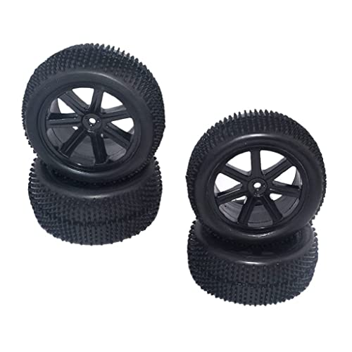 zalati RC Car Wheels 4 Stück Gummireifen vorgeklebt mit Naben für RC Crawler Offroad Truck Car im Maßstab 1:10 zalati RC Car Wheels 4 Stück Gummireifen vorgeklebt mit Naben für RC Crawler Offroad Truck Car im Maßstab 1:10 von zalati