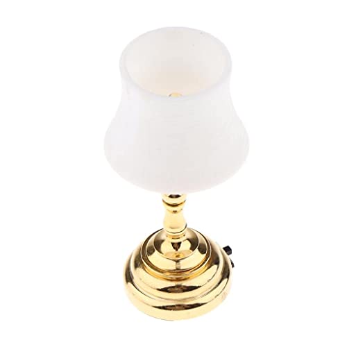 zalati Schreibtischlampe Tischleuchte Miniaturen batteriebetrieben W/Lampenschirm 1:12 für Puppenhaus Dekor zalati Schreibtischlampe Tischleuchte Miniaturen batteriebetrieben W/Lampenschirm 1:12 für Puppenhaus Dekor von zalati