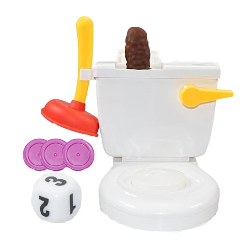 zalati Spültoilettenspielzeug-Set, lustiges Poop-Spiel, Neuheit, kniffliges Spielzeug-Set für Party-Gag-Spielzeug und praktische Witze zalati Spültoilettenspielzeug-Set, lustiges Poop-Spiel, Neuheit, kniffliges Spielzeug-Set für Party-Gag-Spielzeug und praktische Witze von zalati