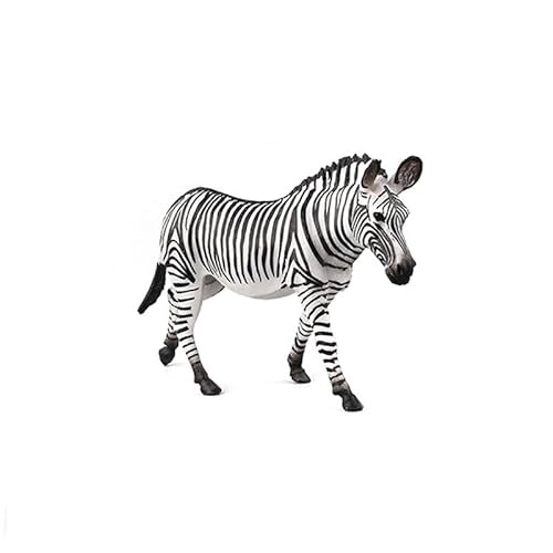 zalati Tierspielzeugfiguren, natürliche Prärieszene, Gebäude, Wildtiere, Dekoration für pädagogisches Lernspielzeug für Kinder – Zebra von zalati
