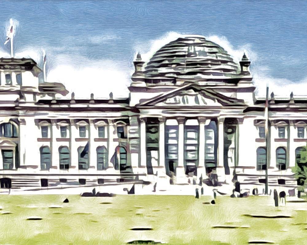 Malen nach Zahlen - Berliner Reichstagsgebäude - by zamart, ohne Rahmen Malen nach Zahlen - Berliner Reichstagsgebäude - by zamart, ohne Rahmen von zamart