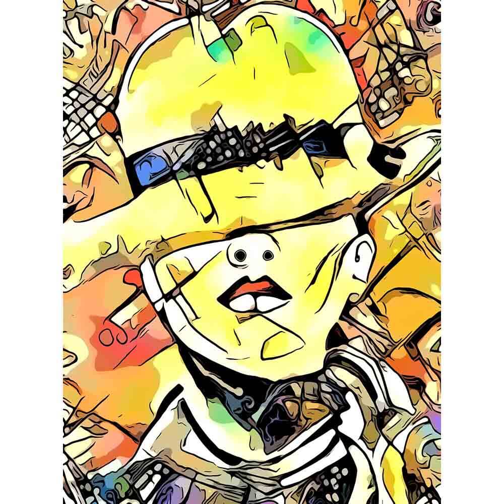Malen nach Zahlen - Frau mit Hut 2 - Artist's Kandinsky Edition - by zamart, mit Rahmen Malen nach Zahlen - Frau mit Hut 2 - Artist's Kandinsky Edition - by zamart, mit Rahmen von zamart