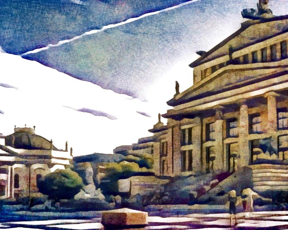 Malen nach Zahlen - Gendarmenmarkt Berlin #1 - by zamart, mit Rahmen Malen nach Zahlen - Gendarmenmarkt Berlin #1 - by zamart, mit Rahmen von zamart