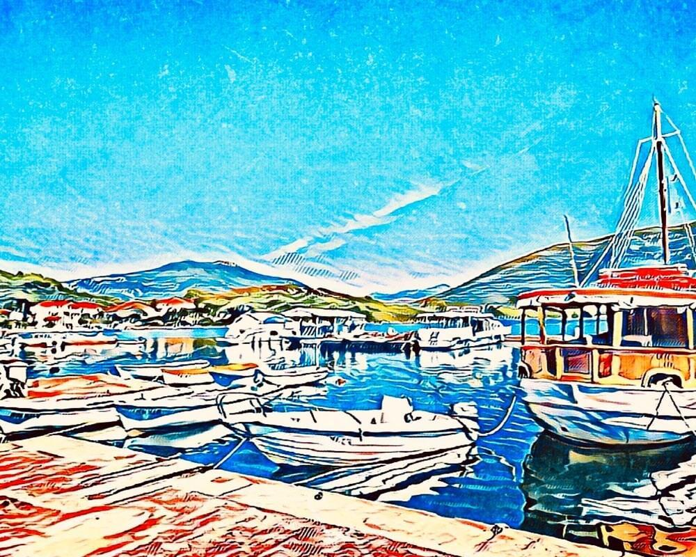 Malen nach Zahlen - Kroatische Insel #1 - by zamart, ohne Rahmen Malen nach Zahlen - Kroatische Insel #1 - by zamart, ohne Rahmen von zamart