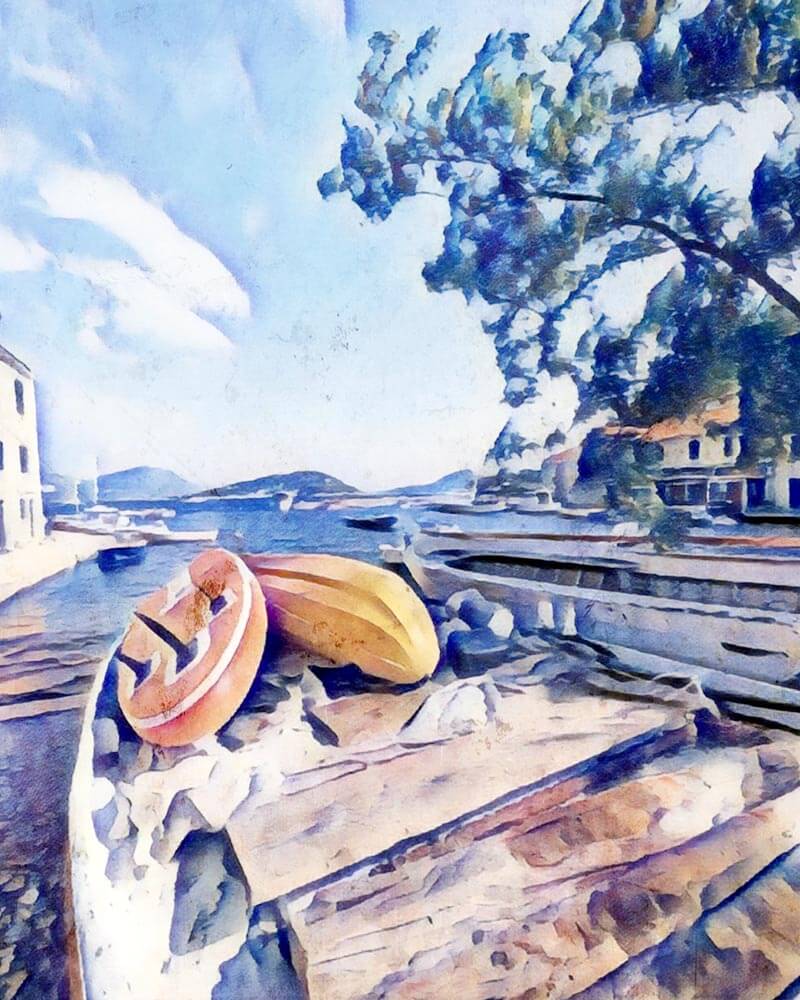 Malen nach Zahlen - Kroatische Insel #3 - by zamart, ohne Rahmen Malen nach Zahlen - Kroatische Insel #3 - by zamart, ohne Rahmen von zamart
