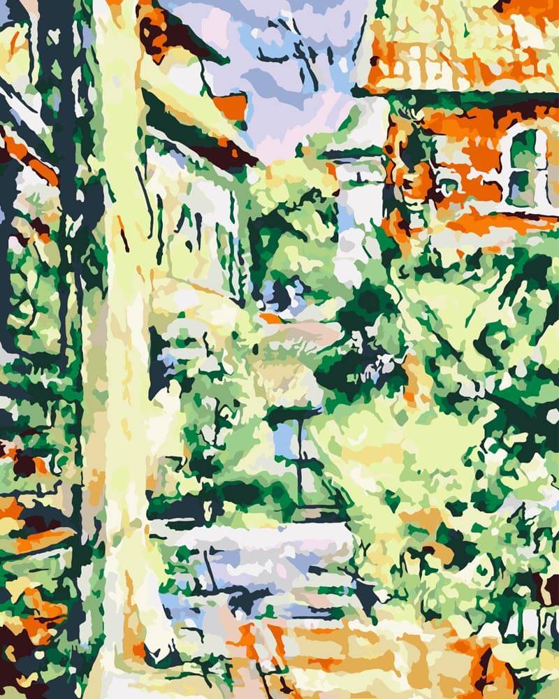 Malen nach Zahlen - Lüneburg, Motiv 3 - by zamart, ohne Rahmen von zamart