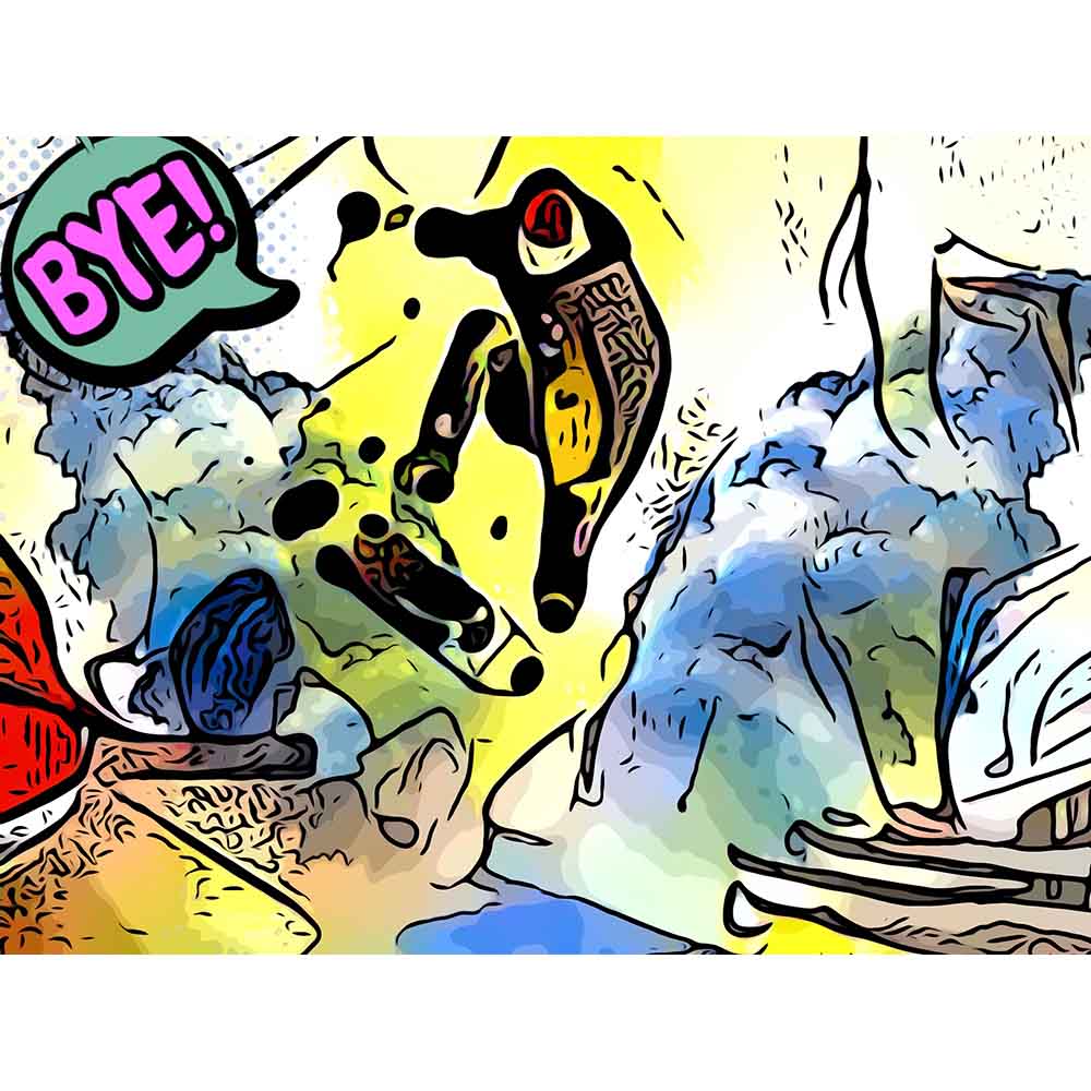 Malen nach Zahlen - Skater BYE - Artist's Edition - by zamart, ohne Rahmen Malen nach Zahlen - Skater BYE - Artist's Edition - by zamart, ohne Rahmen von zamart