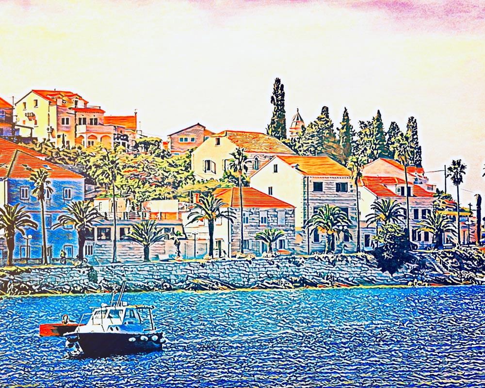 Malen nach Zahlen - Unterwegs in Kroatien - by zamart, ohne Rahmen Malen nach Zahlen - Unterwegs in Kroatien - by zamart, ohne Rahmen von zamart
