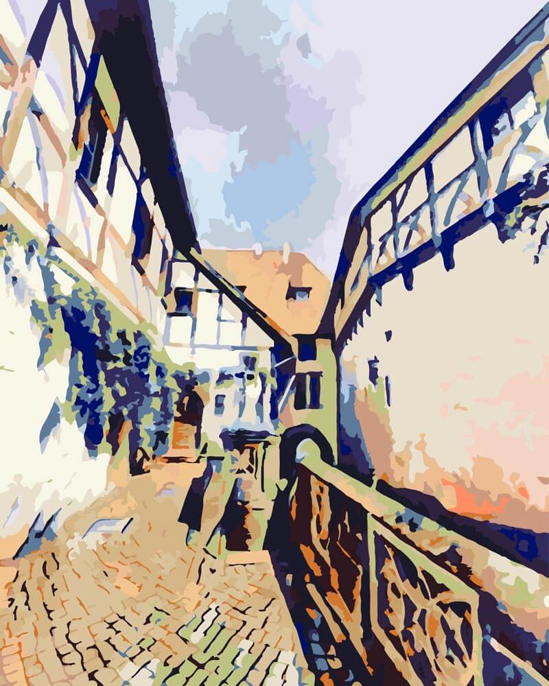 Malen nach Zahlen - Wartburg, Eisenach - by zamart, ohne Rahmen Malen nach Zahlen - Wartburg, Eisenach - by zamart, ohne Rahmen von zamart