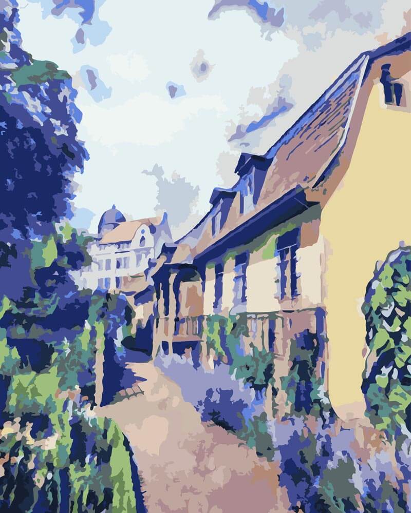 Malen nach Zahlen - Wohnhaus Goethe, Weimar - by zamart, mit Rahmen Malen nach Zahlen - Wohnhaus Goethe, Weimar - by zamart, mit Rahmen von zamart