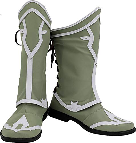 WZha Cosplay Stiefel Schuhe compatible with Final Fantasy 14 XIV White Mage von zhacos