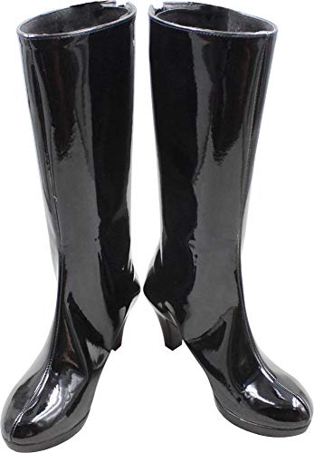 zhacos EEGzha Cosplay Stiefel Stiefel Schuhe Schuh made for GINTAMA Kagura black von zhacos