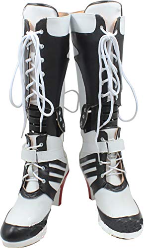zhacos EEGzha Cosplay Stiefel Stiefel Schuhe Schuh made for Suicide Squad Harleen Quinzel von zhacos