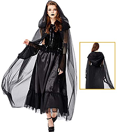 zhacos VZhaP Halloween Kostüm For Gothic Vampire Witch Dress black 015 zhacos VZhaP Halloween Kostüm For Gothic Vampire Witch Dress black 015 von zhacos