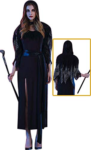 zhacos VZhaP Halloween Kostüm For Gothic Vampire Witch Dress black 020 zhacos VZhaP Halloween Kostüm For Gothic Vampire Witch Dress black 020 von zhacos