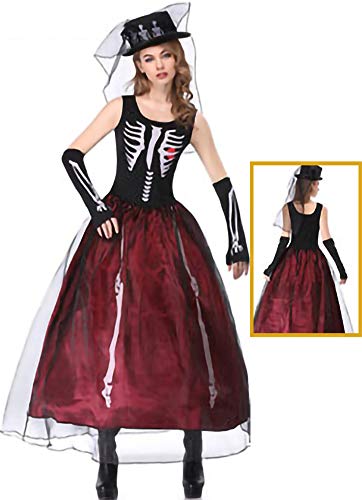 zhacos VZhaP Halloween Kostüm For Gothic Vampire Witch Dress black red 009 zhacos VZhaP Halloween Kostüm For Gothic Vampire Witch Dress black red 009 von zhacos