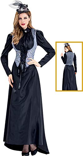 zhacos VZhaP Halloween Kostüm For Gothic Vampire Witch Dress blue 002 zhacos VZhaP Halloween Kostüm For Gothic Vampire Witch Dress blue 002 von zhacos