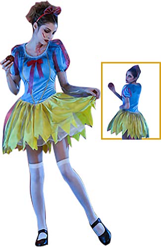 zhacos VZhaP Halloween Kostüm For Gothic Vampire Witch Dress blue yellow zhacos VZhaP Halloween Kostüm For Gothic Vampire Witch Dress blue yellow von zhacos