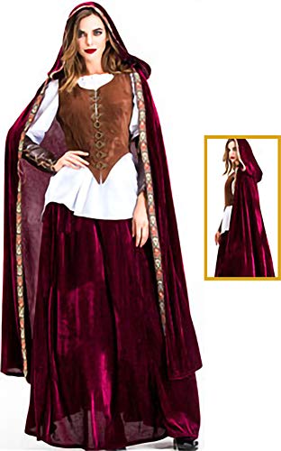 zhacos VZhaP Halloween Kostüm For Gothic Vampire Witch Dress red 004 zhacos VZhaP Halloween Kostüm For Gothic Vampire Witch Dress red 004 von zhacos