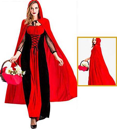 zhacos VZhaP Halloween Kostüm For Gothic Vampire Witch Dress red 005 zhacos VZhaP Halloween Kostüm For Gothic Vampire Witch Dress red 005 von zhacos