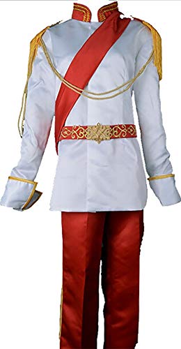 zhacos bZhau Cosplay Kostüm for Cinderella Prince Charming white red zhacos bZhau Cosplay Kostüm for Cinderella Prince Charming white red von zhacos
