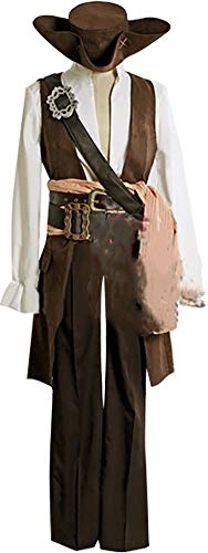 zhacos bZhau Cosplay Kostüm for Pirates of the Caribbean Jack Sparrow brown zhacos bZhau Cosplay Kostüm for Pirates of the Caribbean Jack Sparrow brown von zhacos
