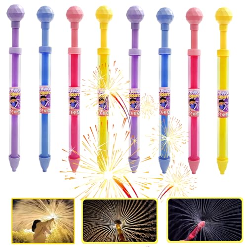 Feuerwerk-Wasserpistole, Hochdruck-Auszieh-Super-Soaker für Pool- und Strandspaß, perfekt für Erwachsene, Sommerparty, Wassergeschenke und Festival-Spiele (8 Stück) von zhancydeal