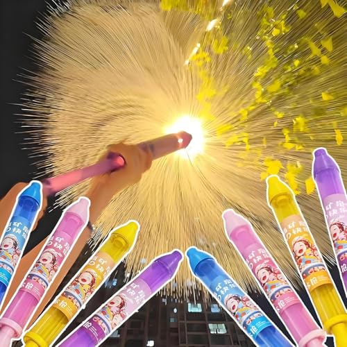 Feuerwerk-Wasserpistole, Hochdruck ausziehbar, super Soaker für Pool & Strandspaß, perfekt für Erwachsene, Sommerparty, Wassergeschenke & Festival-Spiele (8PCS-B) von zhancydeal
