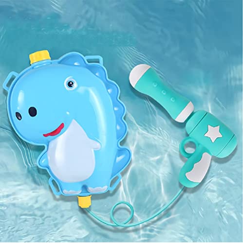 Rucksack Wasserpistole, Wasserpistole für Kinder, Kinder Wasserpistole Spielzeug mit 2000ml Wassertank, Wasserspielzeug für Sommer Strand Pool Spielzeug (blau) von zhangxin