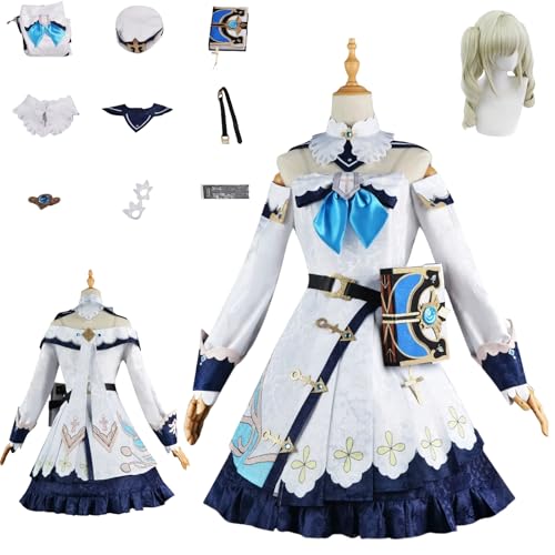 zhengzhouyuetu Barbara Cosplay Kostüme Genshin Impact Charakter Fancy Dress Up Erwachsene Uniform Outfits Volles Set Halloween Karneval Party zhengzhouyuetu Barbara Cosplay Kostüme Genshin Impact Charakter Fancy Dress Up Erwachsene Uniform Outfits Volles Set Halloween Karneval Party von zhengzhouyuetu