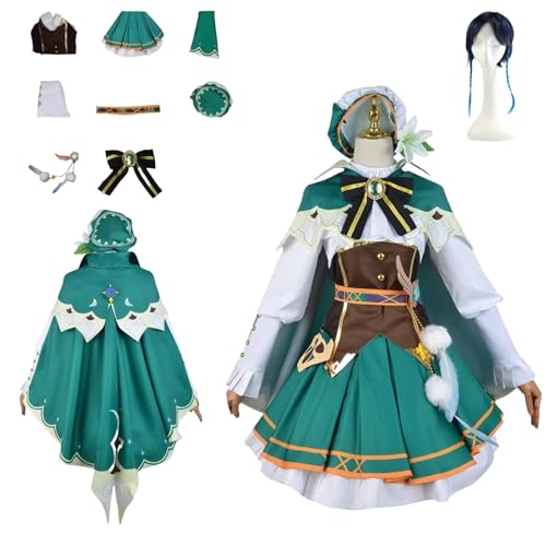 zhengzhouyuetu Barbatos Cosplay Kostüme Genshin Impact Charakter Fancy Dress Up Erwachsene Uniform Outfits Volles Set Halloween Karneval Party zhengzhouyuetu Barbatos Cosplay Kostüme Genshin Impact Charakter Fancy Dress Up Erwachsene Uniform Outfits Volles Set Halloween Karneval Party von zhengzhouyuetu