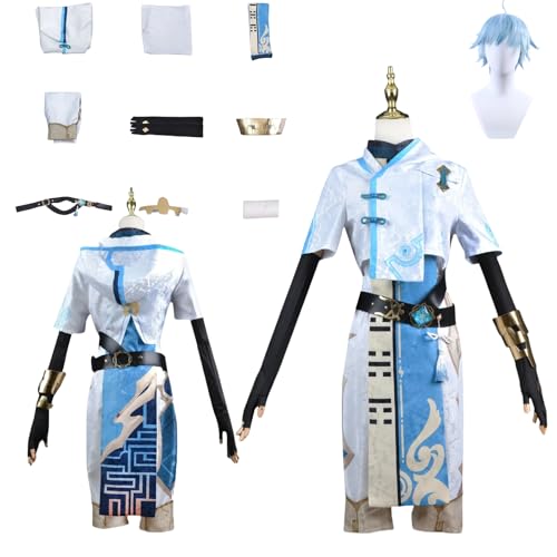 zhengzhouyuetu Chongyun Cosplay Kostüme Genshin Impact Charakter Fancy Dress Up Erwachsene Uniform Outfits Volles Set Halloween Karneval Party zhengzhouyuetu Chongyun Cosplay Kostüme Genshin Impact Charakter Fancy Dress Up Erwachsene Uniform Outfits Volles Set Halloween Karneval Party von zhengzhouyuetu