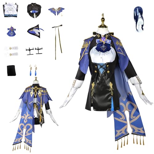 zhengzhouyuetu Clorinde Cosplay Kostüme Genshin Impact Charakter Fancy Dress Up Erwachsene Uniform Outfits Volles Set Halloween Karneval Party zhengzhouyuetu Clorinde Cosplay Kostüme Genshin Impact Charakter Fancy Dress Up Erwachsene Uniform Outfits Volles Set Halloween Karneval Party von zhengzhouyuetu