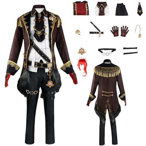 zhengzhouyuetu Diluc Cosplay Kostüme Genshin Impact Charakter Fancy Dress Up Erwachsene Uniform Outfits Volles Set Halloween Karneval Party zhengzhouyuetu Diluc Cosplay Kostüme Genshin Impact Charakter Fancy Dress Up Erwachsene Uniform Outfits Volles Set Halloween Karneval Party von zhengzhouyuetu