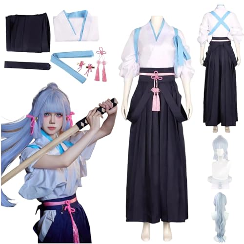 zhengzhouyuetu Kamisato Ayaka Cosplay Kostüme Genshin Impact Charakter Fancy Dress Up Erwachsene Uniform Outfits Volles Set Halloween Karneval Party zhengzhouyuetu Kamisato Ayaka Cosplay Kostüme Genshin Impact Charakter Fancy Dress Up Erwachsene Uniform Outfits Volles Set Halloween Karneval Party von zhengzhouyuetu