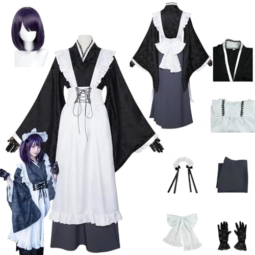 zhengzhouyuetu Kuroe Shizuku Cosplay Kostüme My Dress Up Darling Staffel 2 Charakter Fancy Dress Up Erwachsene Uniform Outfits Volles Set Halloween Karneval Party von zhengzhouyuetu