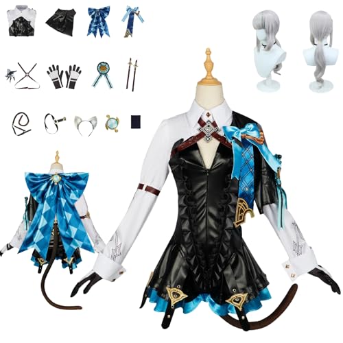 zhengzhouyuetu Lynette Cosplay Kostüme Genshin Impact Charakter Fancy Dress Up Erwachsene Uniform Outfits Volles Set Halloween Karneval Party zhengzhouyuetu Lynette Cosplay Kostüme Genshin Impact Charakter Fancy Dress Up Erwachsene Uniform Outfits Volles Set Halloween Karneval Party von zhengzhouyuetu