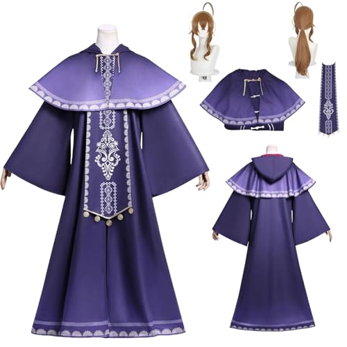 zhengzhouyuetu Moncia Cosplay Kostüme The Secret of Silent Witch Charakter Fancy Dress Up Erwachsene Uniform Outfits Volles Set Halloween Karneval Party von zhengzhouyuetu