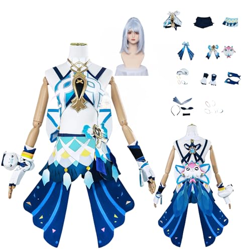 zhengzhouyuetu Mualani Cosplay Kostüme Genshin Impact Charakter Fancy Dress Up Erwachsene Uniform Outfits Volles Set Halloween Karneval Party von zhengzhouyuetu