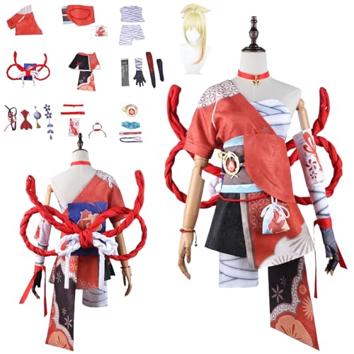 zhengzhouyuetu Naganohara Yoimiya Cosplay Kostüme Genshin Impact Charakter Fancy Dress Up Erwachsene Uniform Outfits Volles Set Halloween Karneval Party zhengzhouyuetu Naganohara Yoimiya Cosplay Kostüme Genshin Impact Charakter Fancy Dress Up Erwachsene Uniform Outfits Volles Set Halloween Karneval Party von zhengzhouyuetu
